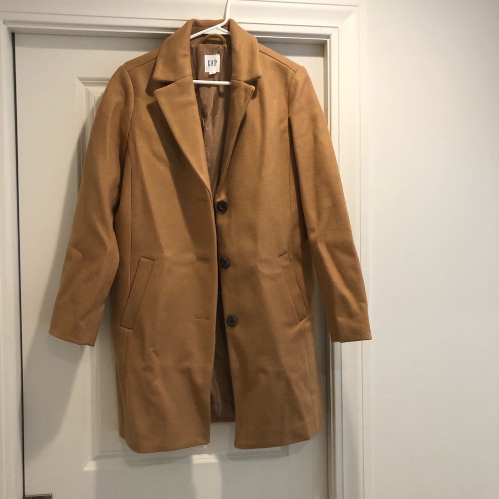 Camel Wool Blend Coat